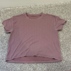lululemon athletica Mauve Short Sleeve Tee